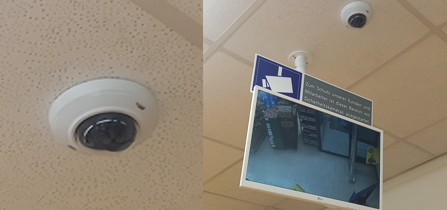 Videoüberwachung in über 500 Filialen