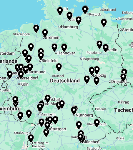 Standorte Comtura IT